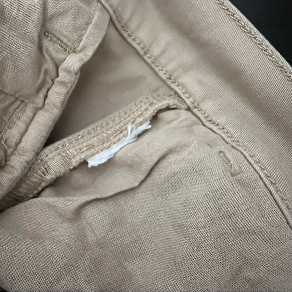 Lucky Brand Pants Mens Size 33x30? Beige Chino Straight Leg Stretch Slash Pocket - Picture 10 of 14